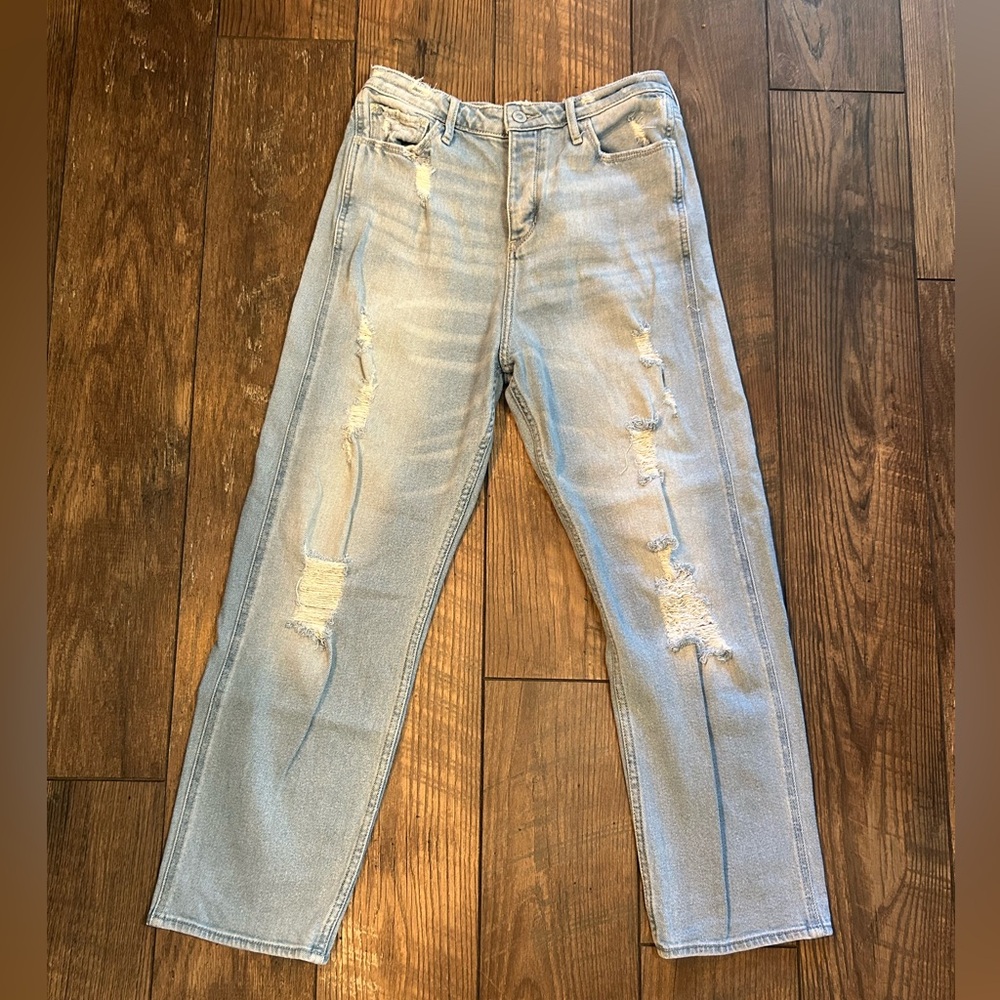 Hollister Boyfriend Light Blue Vintage Stretch Jeans - Picture 1 of 8